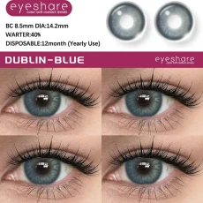 Eyeshare Dublin Blue Natural Eye Lens