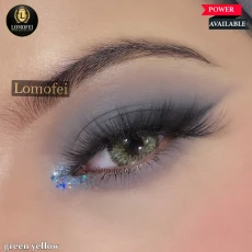 Bella Natural Green Yellow | Prescription Contact Lens