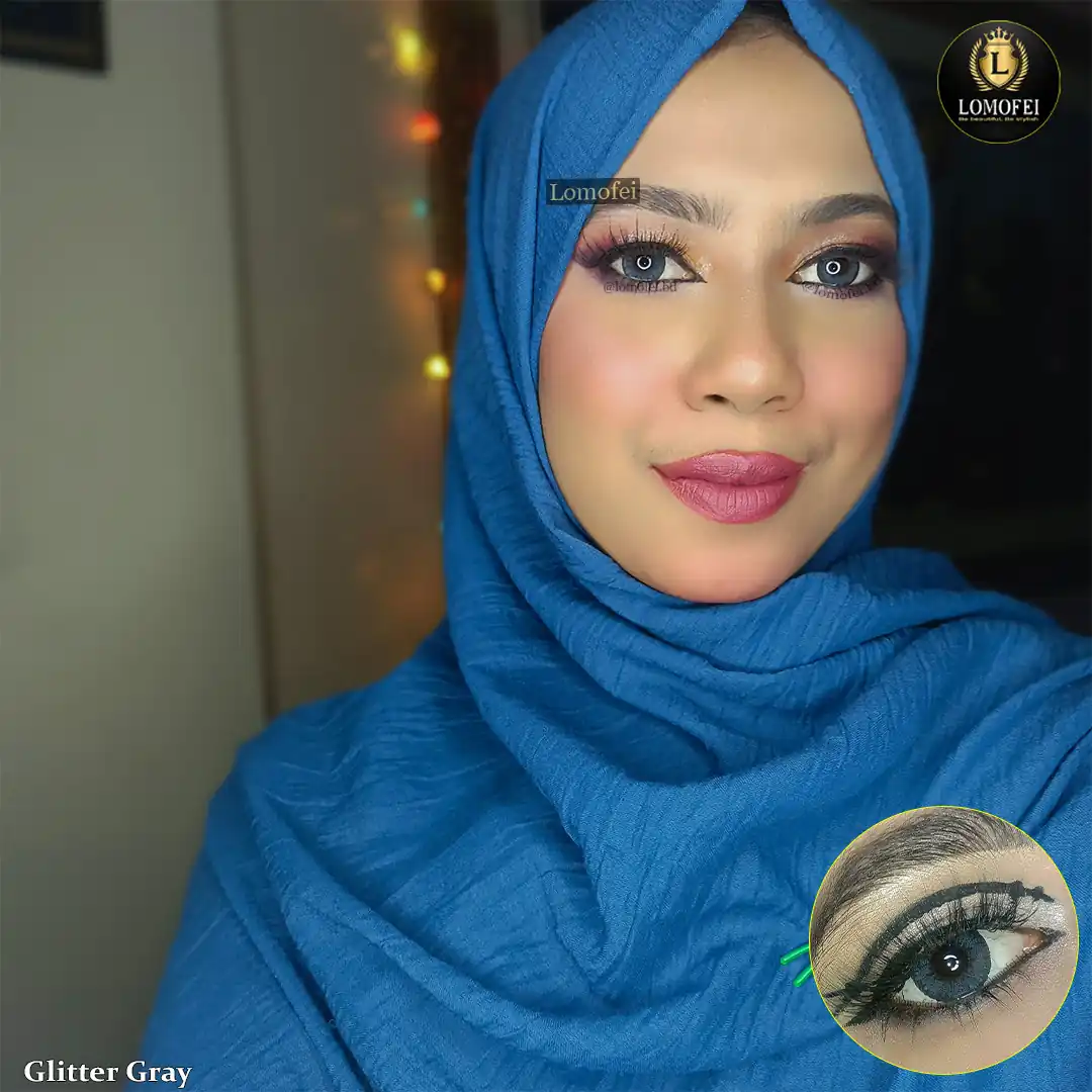 Bella Diamonds Glitter Gray | Color Eye Lens