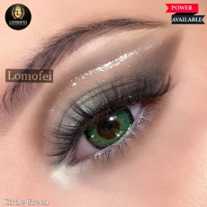 Bella Highlight Circle Green | Prescription Contact Lens