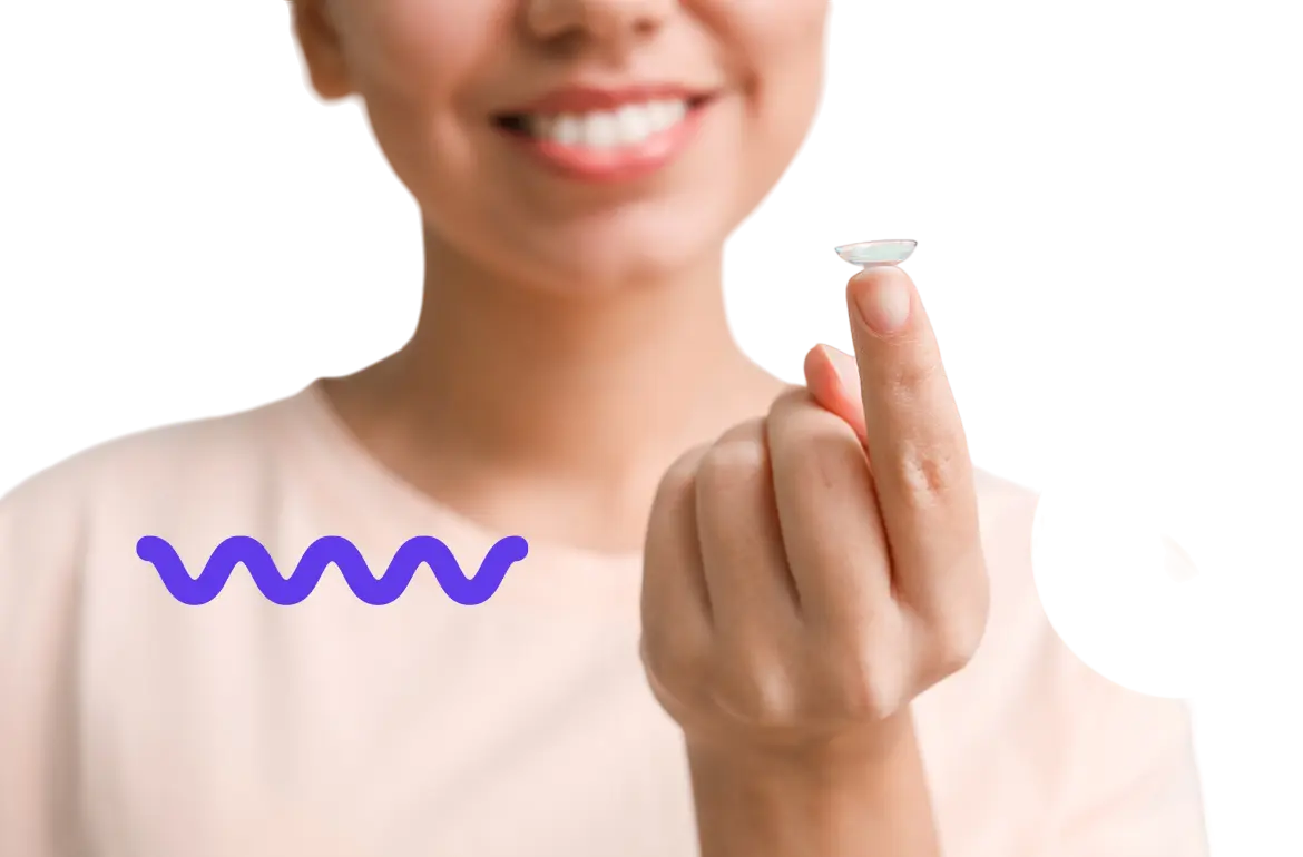 FRESHLOOK Clear/Transparent Contact Lens