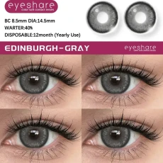 EYESHARE Edinburgh Gray Soft Aesthetic Contact Lens | Lomofei