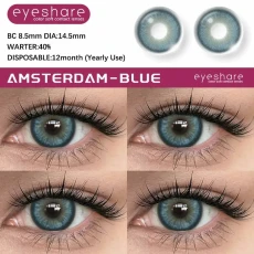 Eyeshare Amsterdam Blue Colored Eye Lens