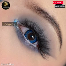 Bella Highlight Circle Blue | Prescription Contact Lens