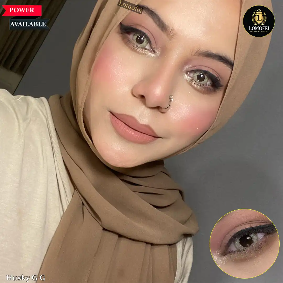 Bella Glow Husky Gray Green | Prescription Contact Lens