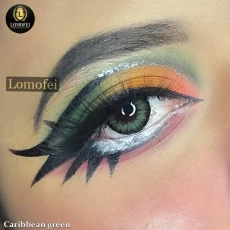 Bella Diamond Caribbean Green | Colour Eye Lens
