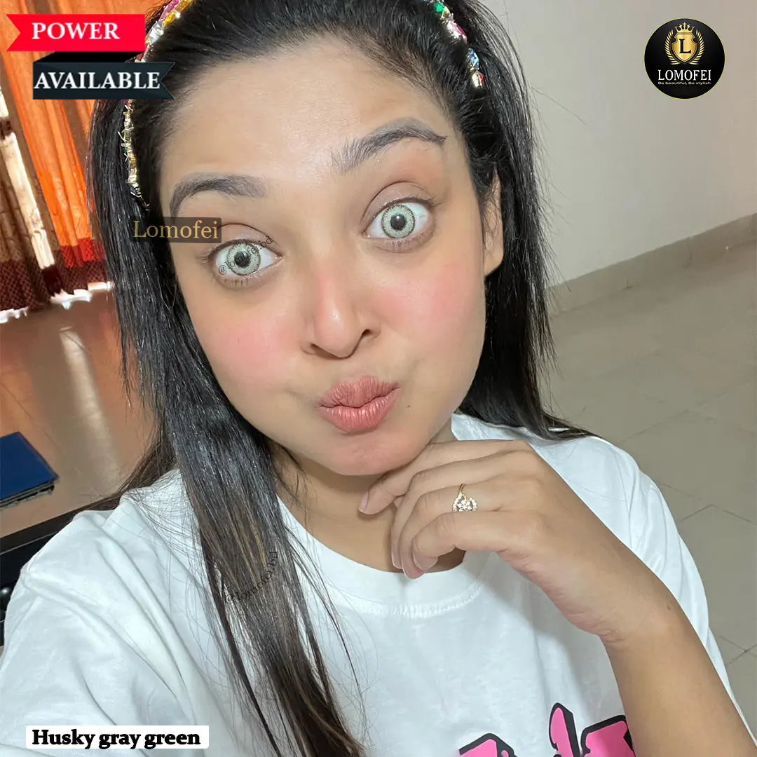 Bella Glow Husky Gray Green | Prescription Contact Lens